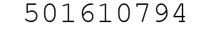 Number 501610794.