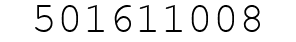 Number 501611008.