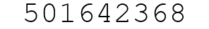 Number 501642368.