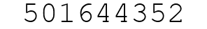 Number 501644352.