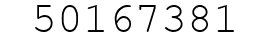 Number 50167381.