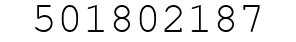 Number 501802187.