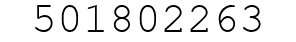 Number 501802263.