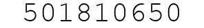 Number 501810650.