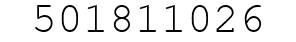 Number 501811026.