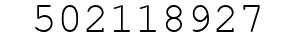 Number 502118927.