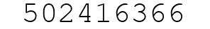 Number 502416366.