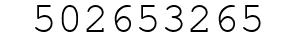 Number 502653265.