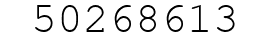 Number 50268613.