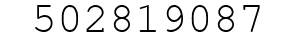 Number 502819087.