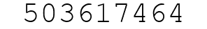 Number 503617464.