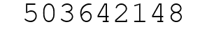 Number 503642148.