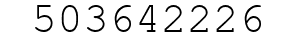 Number 503642226.