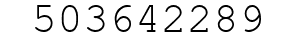 Number 503642289.