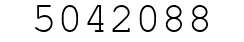 Number 5042088.