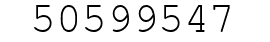 Number 50599547.
