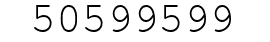 Number 50599599.