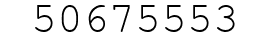 Number 50675553.