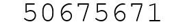 Number 50675671.
