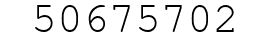 Number 50675702.