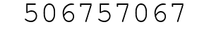 Number 506757067.