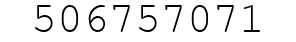 Number 506757071.