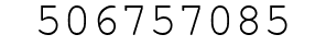 Number 506757085.