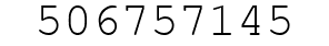Number 506757145.
