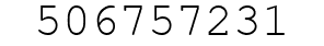 Number 506757231.
