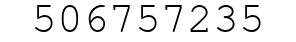 Number 506757235.