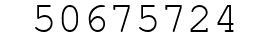 Number 50675724.