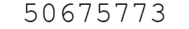 Number 50675773.