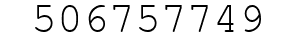 Number 506757749.