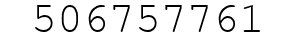 Number 506757761.