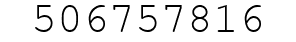 Number 506757816.