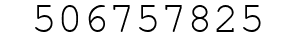 Number 506757825.