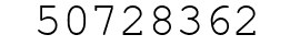 Number 50728362.