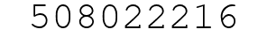 Number 508022216.