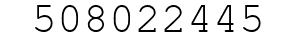 Number 508022445.