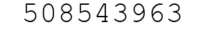 Number 508543963.