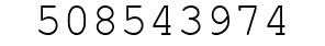 Number 508543974.