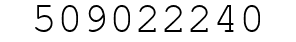 Number 509022240.