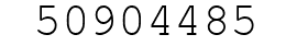 Number 50904485.