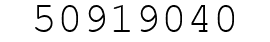 Number 50919040.