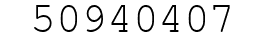 Number 50940407.