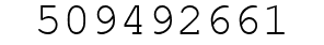 Number 509492661.