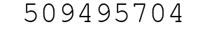 Number 509495704.