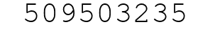 Number 509503235.