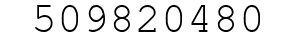 Number 509820480.