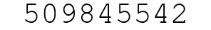 Number 509845542.